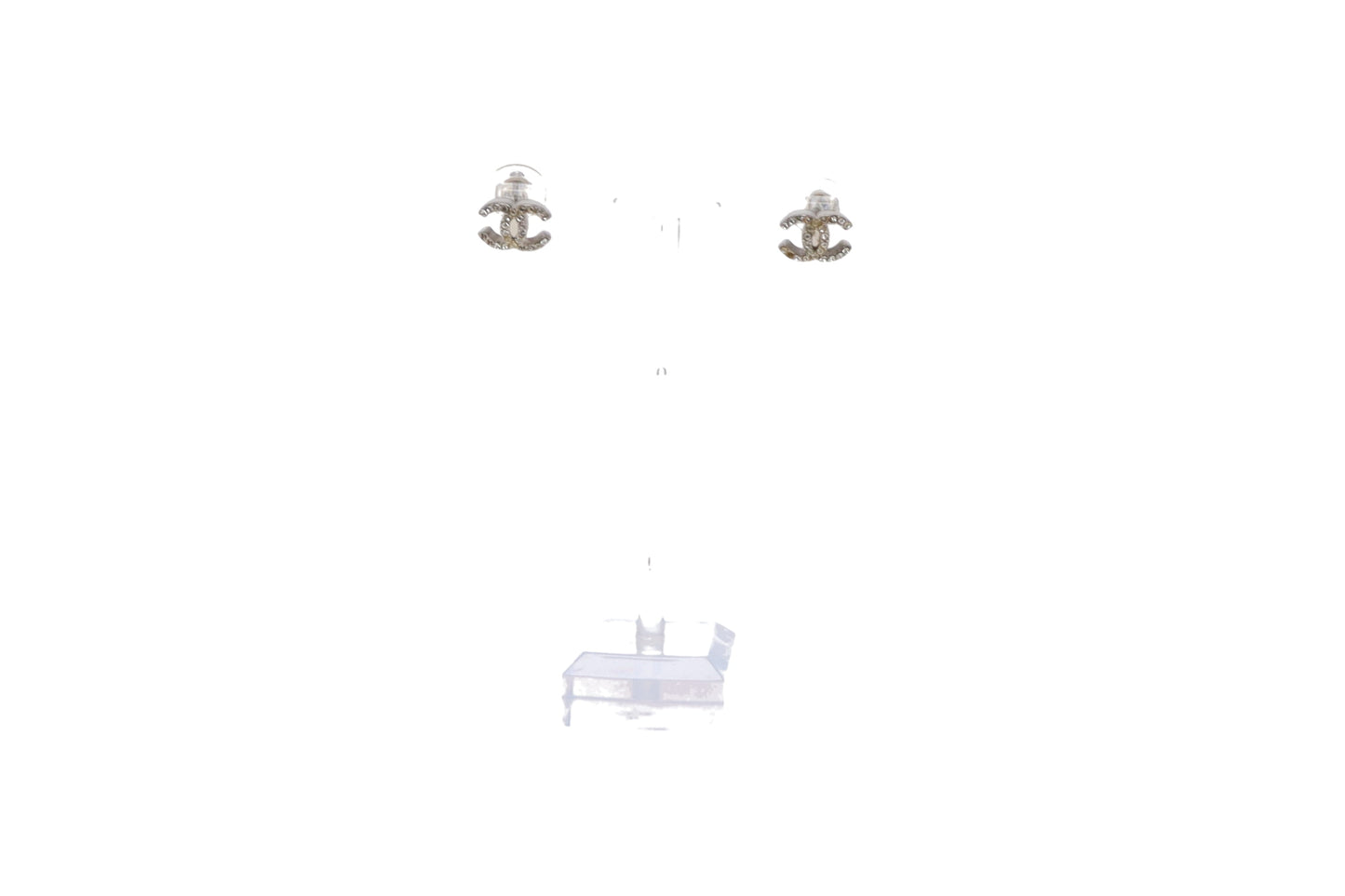 Chanel CC Strass Small Stud Earrings 2010