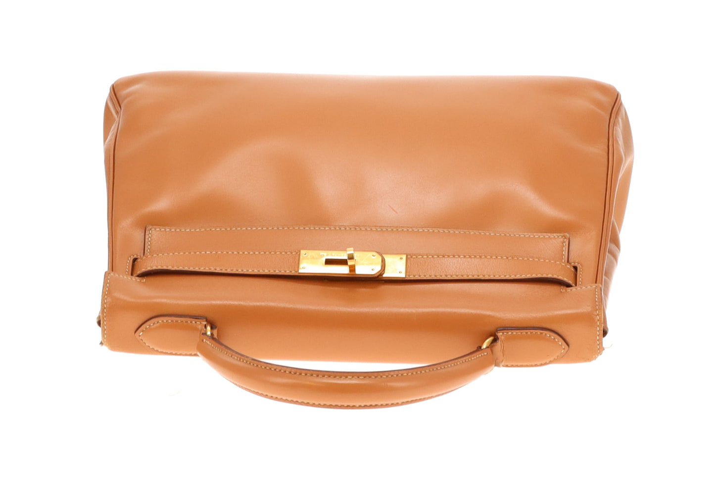 Hermes Kelly 32 Retourne Gulliver Leather Gold 1993