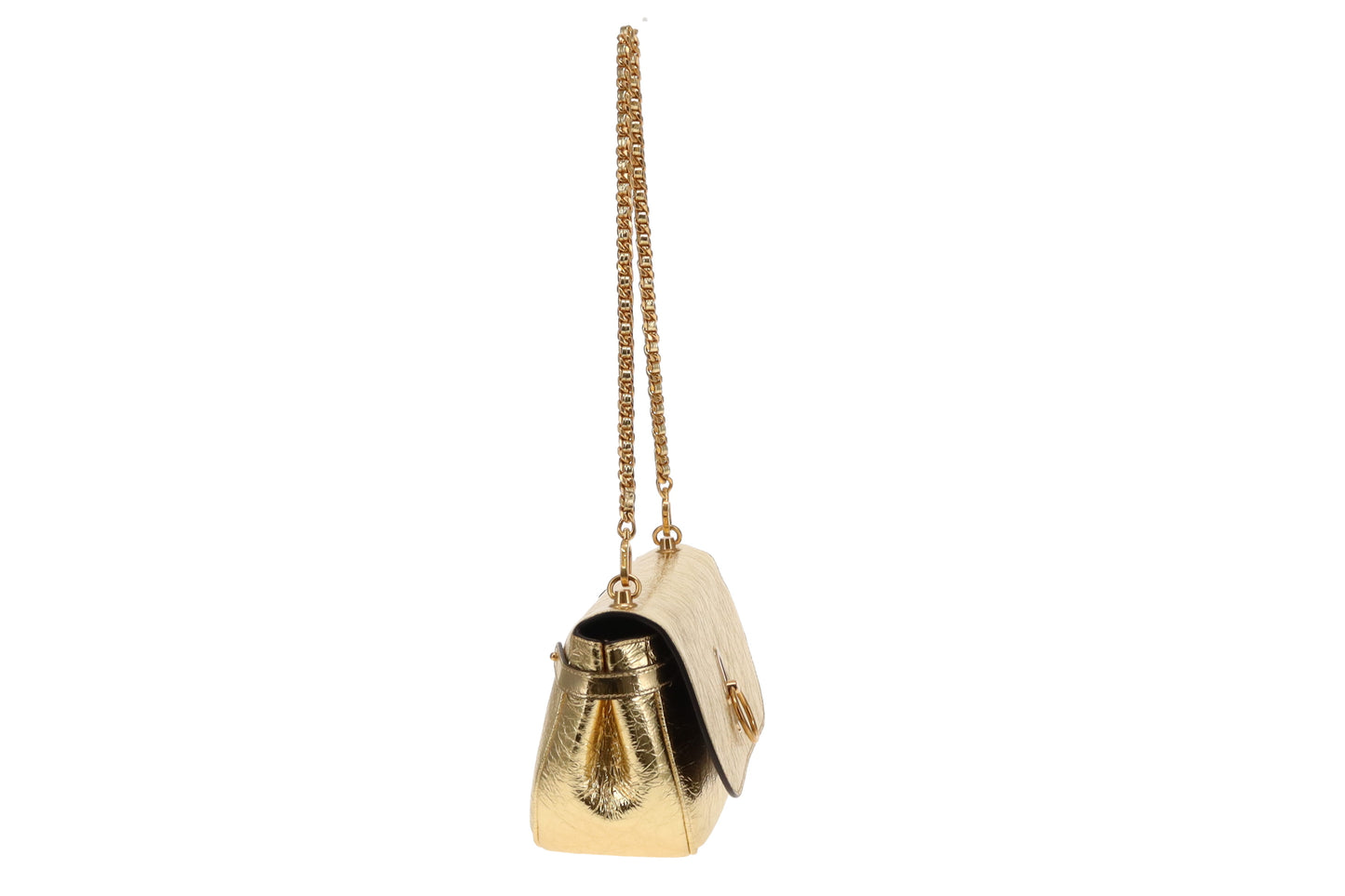 Mulberry Gold Metallic Leather East West Amberley