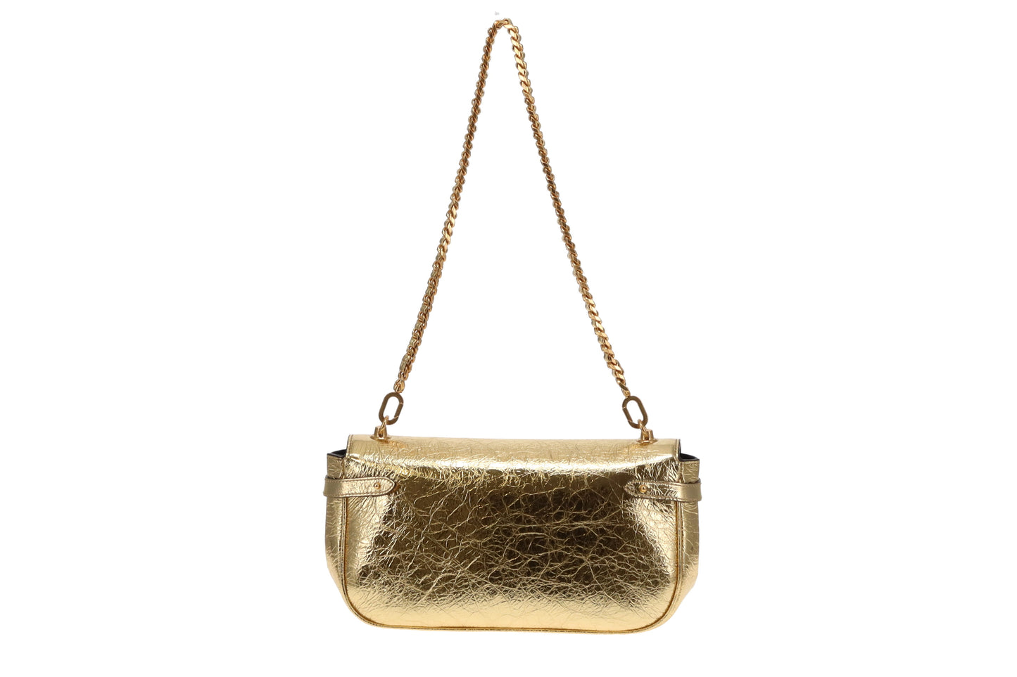 Mulberry Gold Metallic Leather East West Amberley