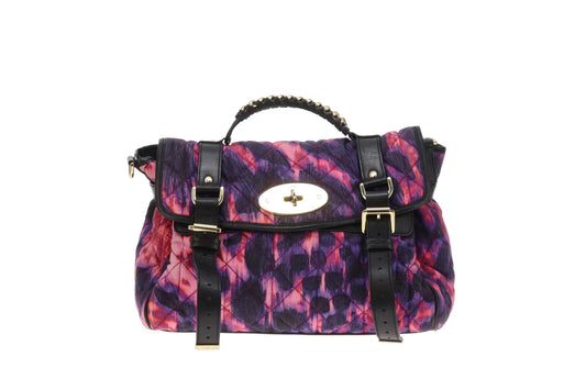 Mulberry Alexa Regular Denim Loopy Leopard