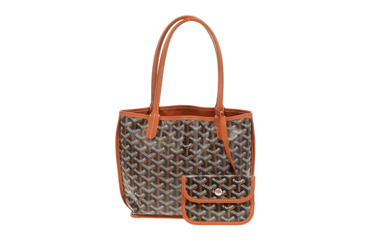 Goyard Bicolour Goyardine Reversible Anjou Mini Bag