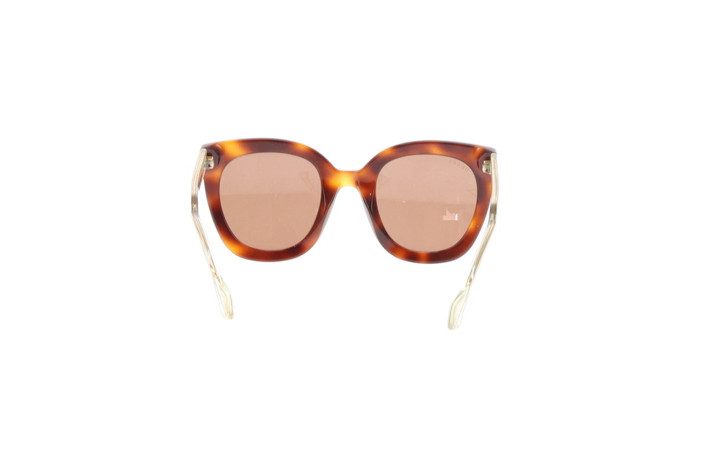 Gucci Cat Eye Tortoise & Gold Resin Frame Sunglasses GG06564S