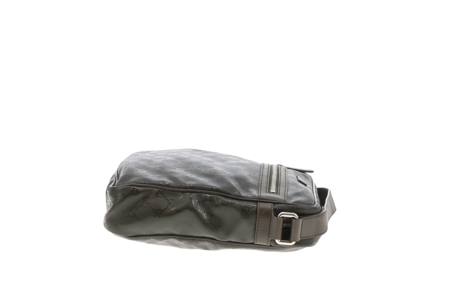 Gucci GG Messenger Bag In Olive Green Guccisima Print