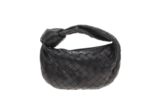 Bottega Veneta Black Mini Jodie Hobo