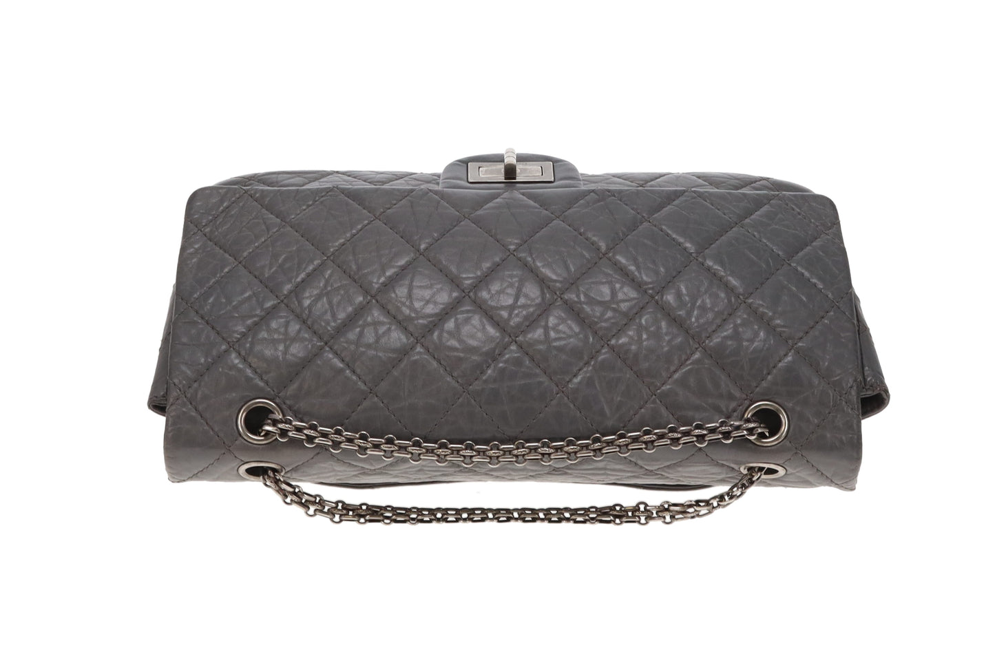 Chanel 2.55 227 Reissue Grey Crinkled Calfskin '10