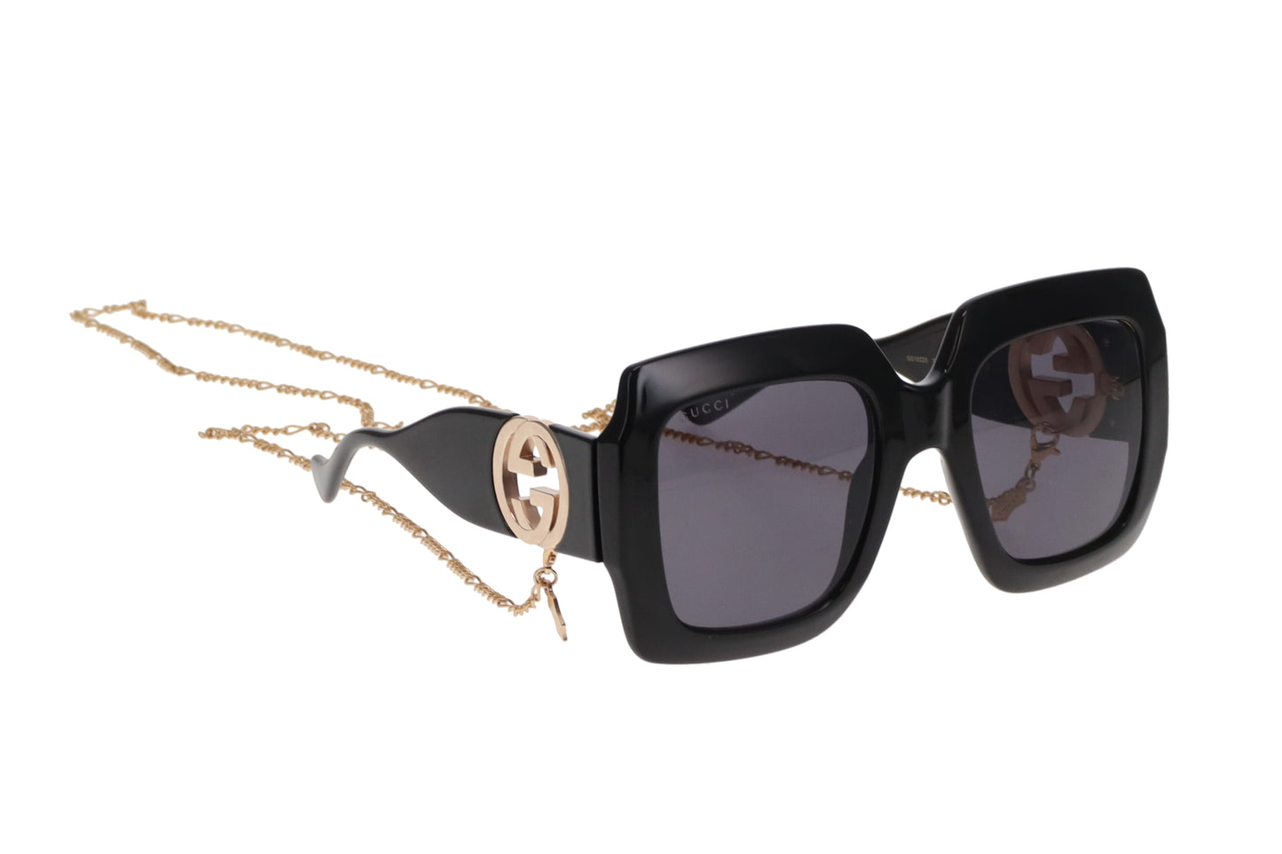 Gucci Sunglasses on Chain Black GG1022S