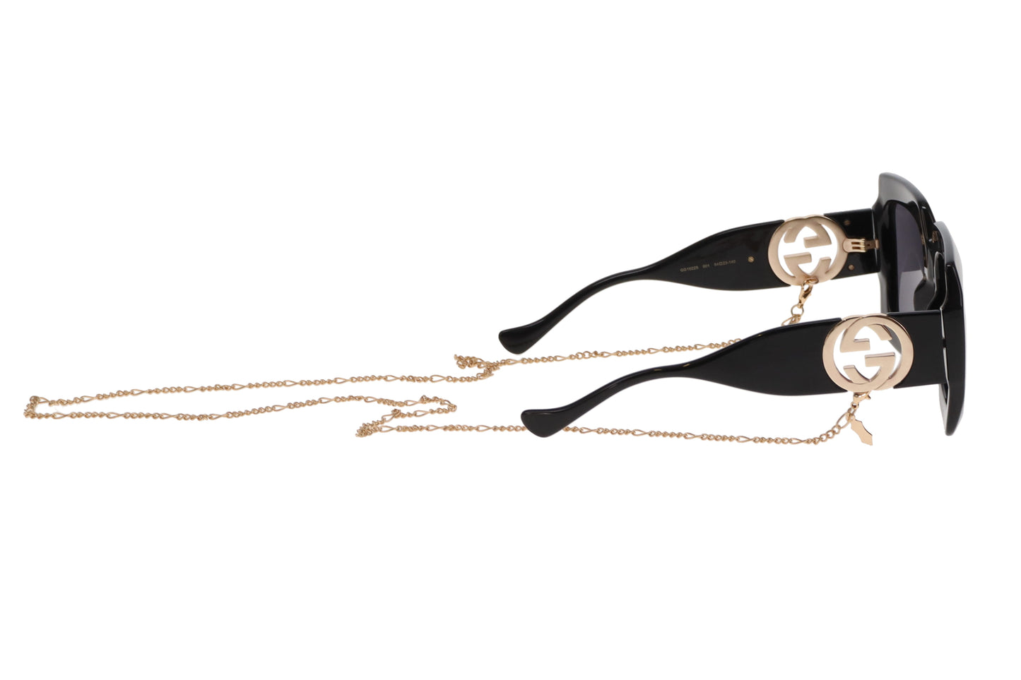 Gucci Sunglasses on Chain Black GG1022S
