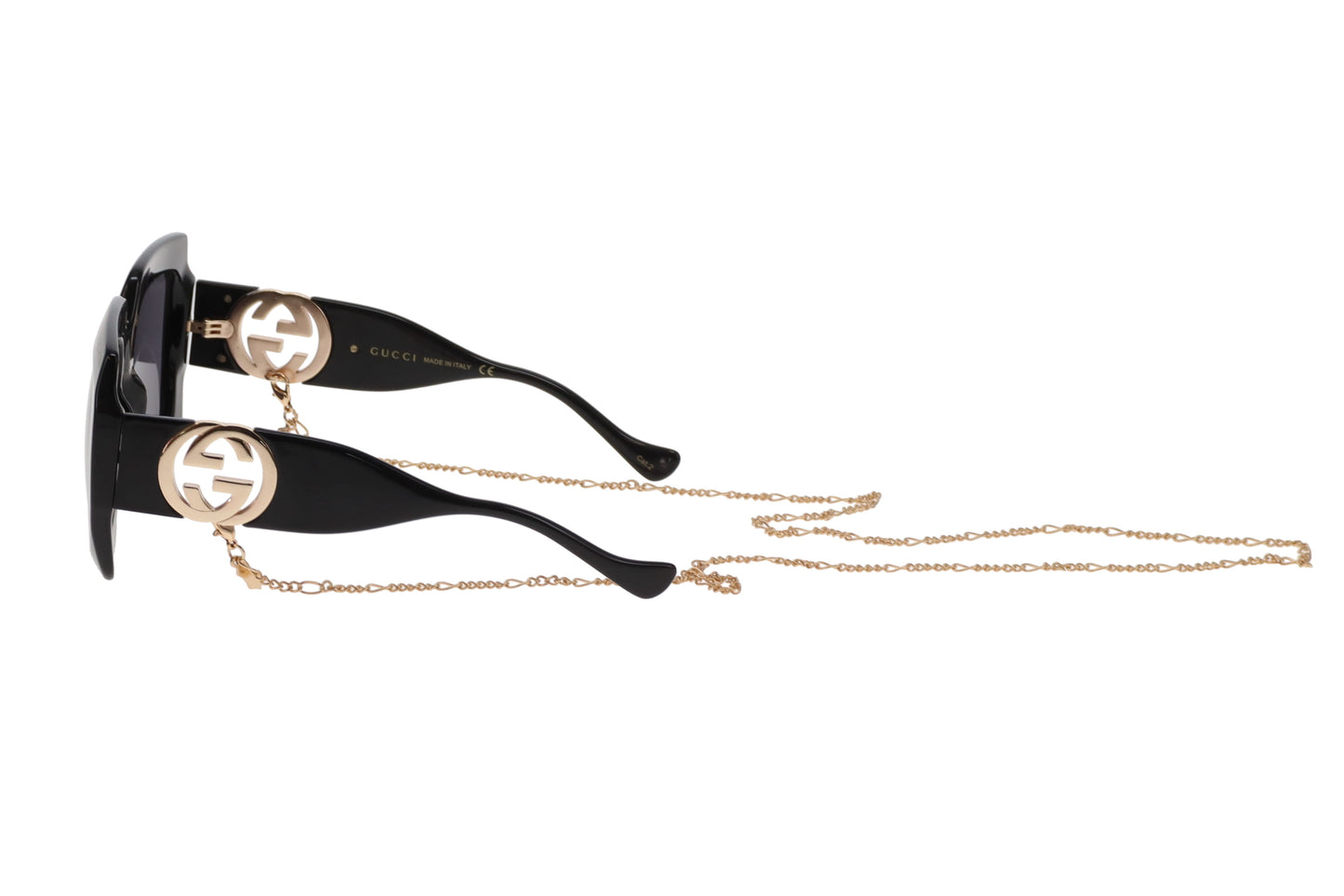 Gucci Sunglasses on Chain Black GG1022S