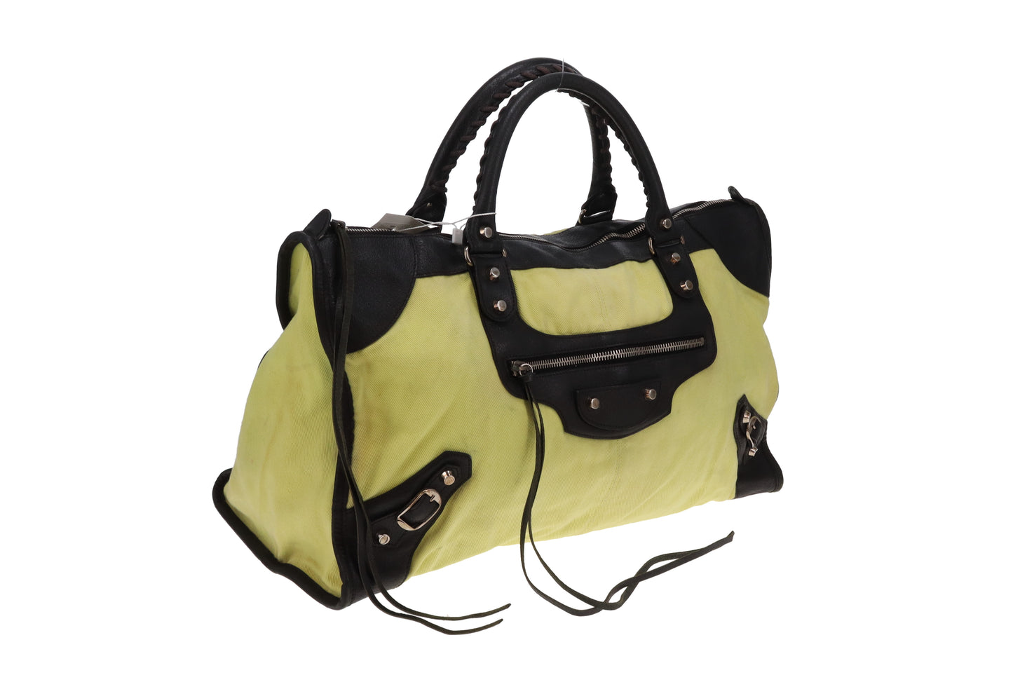 Balenciaga Motocross Classic Work Bag Canvas and Leather