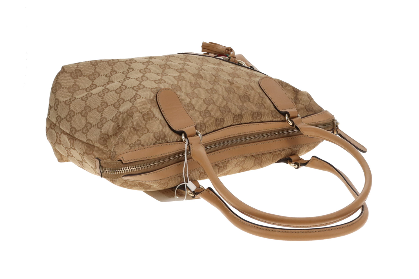Gucci Horsebit Web Handbag GG Canvas