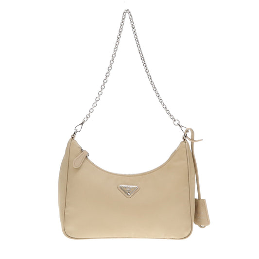 Prada Re-Edition Beige Re-Nylon Crossbody