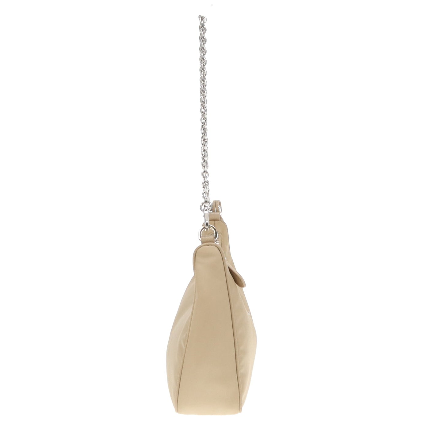 Sac bandoulière Prada Re-Edition en Re-Nylon beige