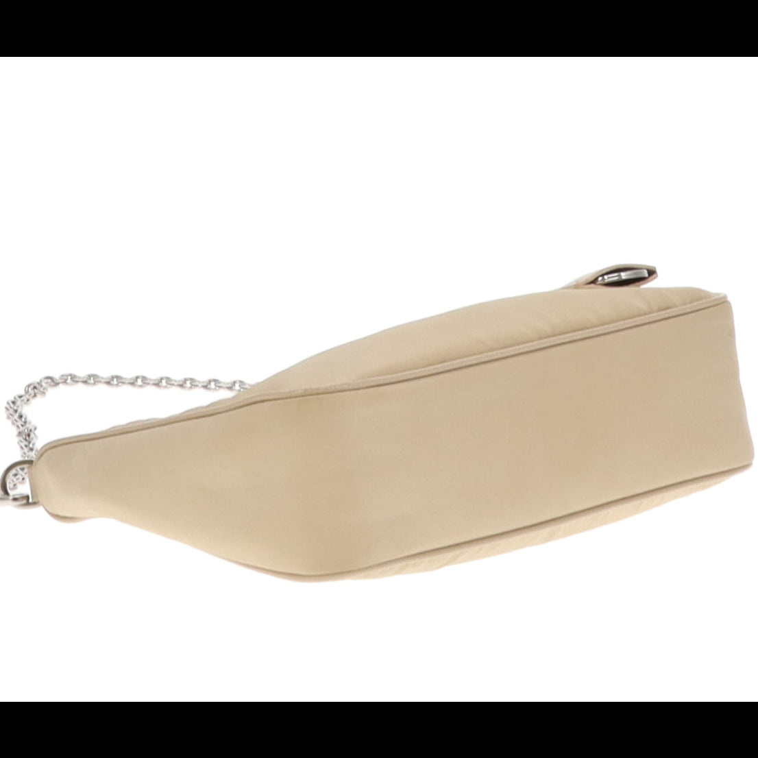 Sac bandoulière Prada Re-Edition en Re-Nylon beige