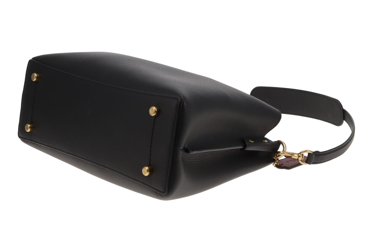 Coach Willow Shoulder Bag Black Leather