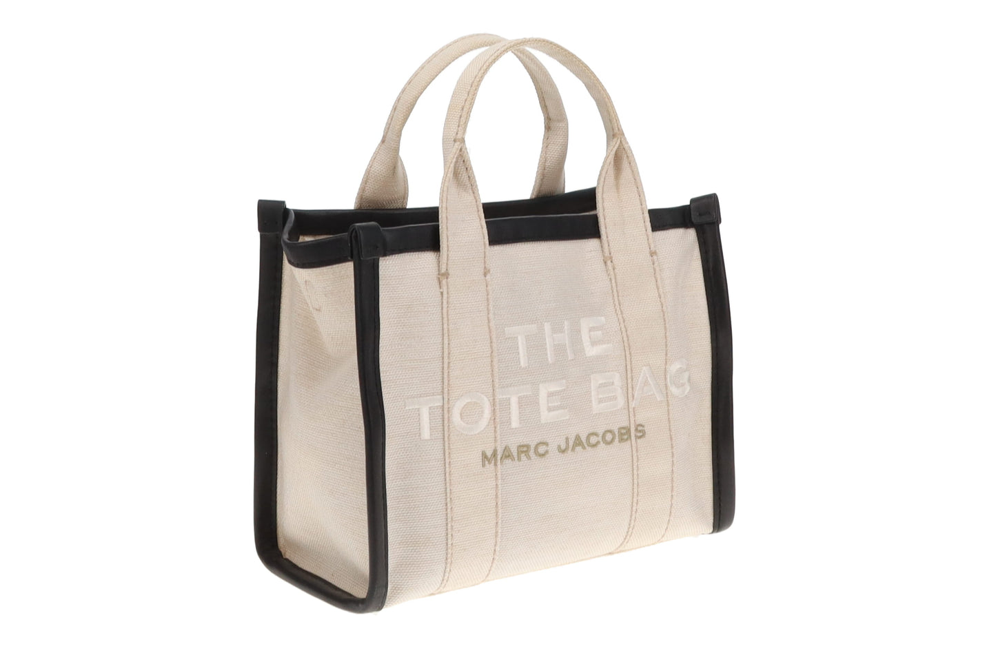Marc Jacobs The Tote Bag Small Canavs and Leather (no strap)