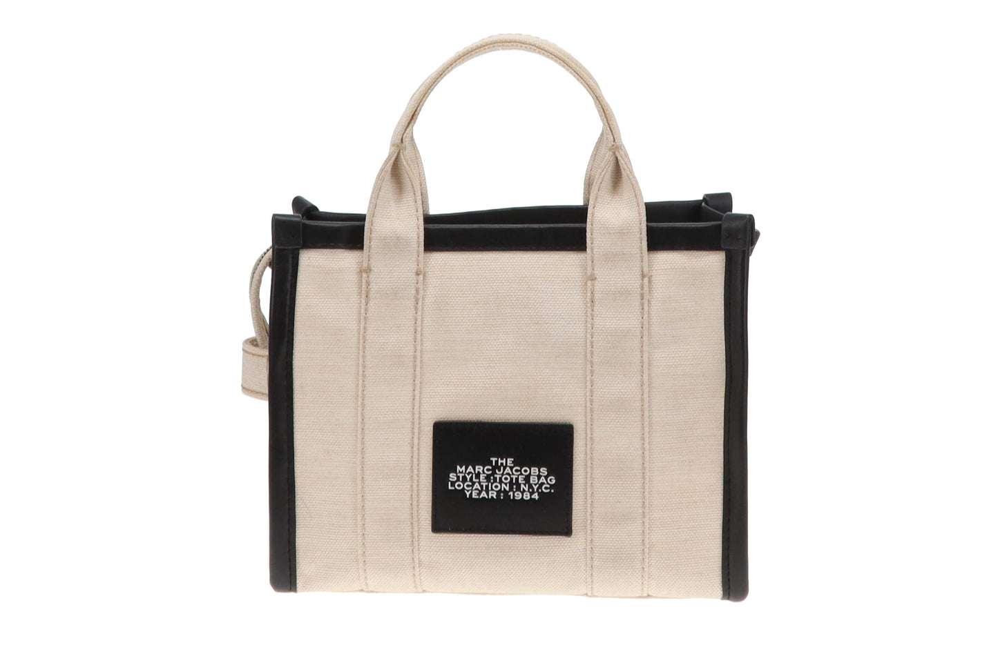 Marc Jacobs The Tote Bag Small Canavs and Leather (no strap)