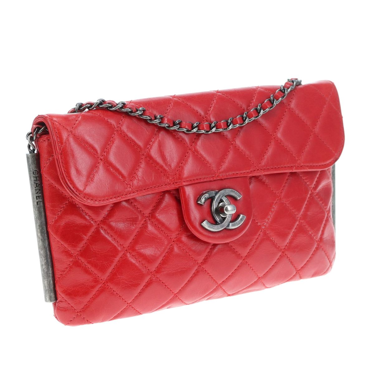 Chanel Soft Boy Flap Bag Red Glazed Calfskin 2013/14