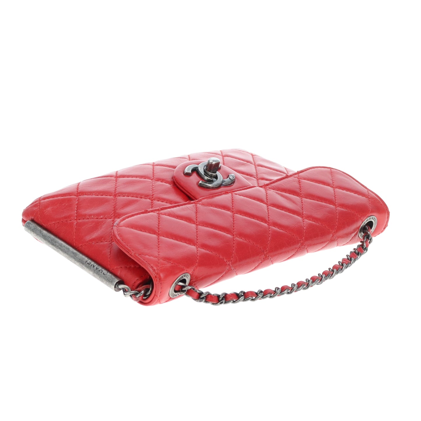 Chanel Soft Boy Flap Bag Red Glazed Calfskin 2013/14