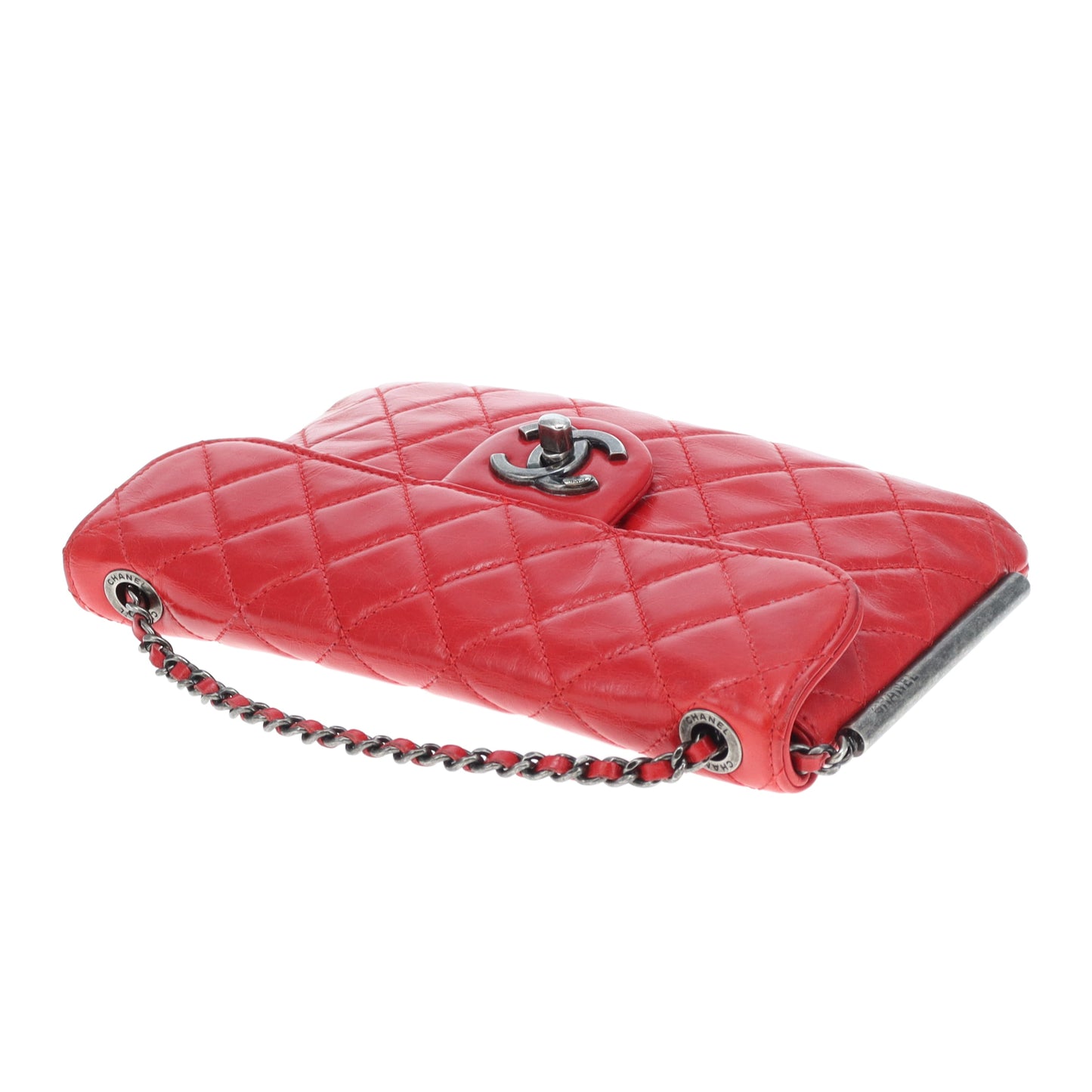 Chanel Soft Boy Flap Bag Red Glazed Calfskin 2013/14