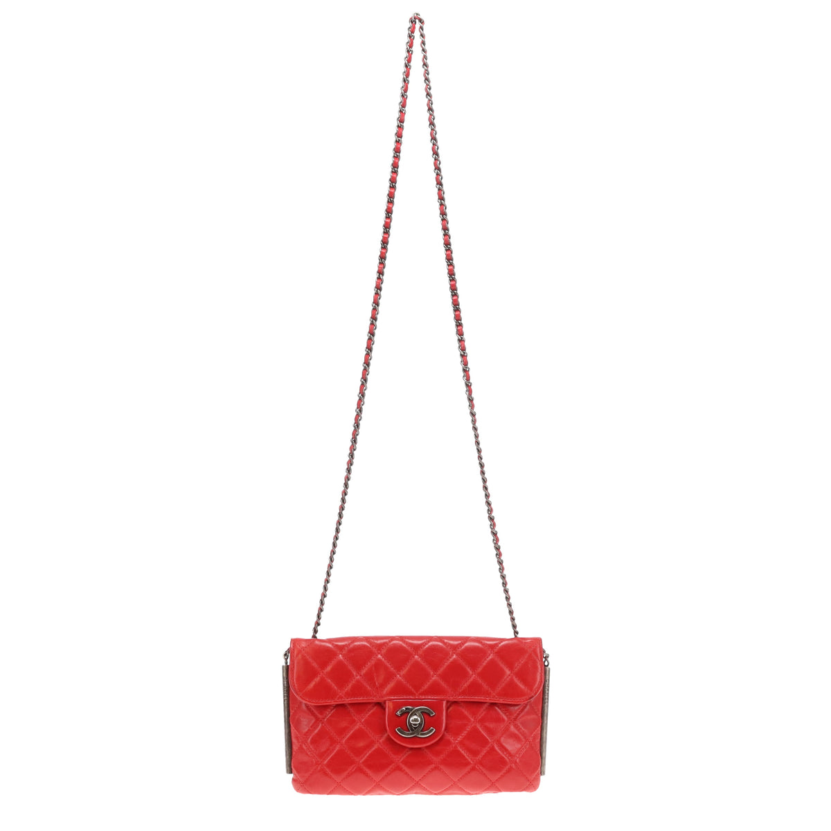 Chanel Soft Boy Flap Bag Red Glazed Calfskin 2013/14