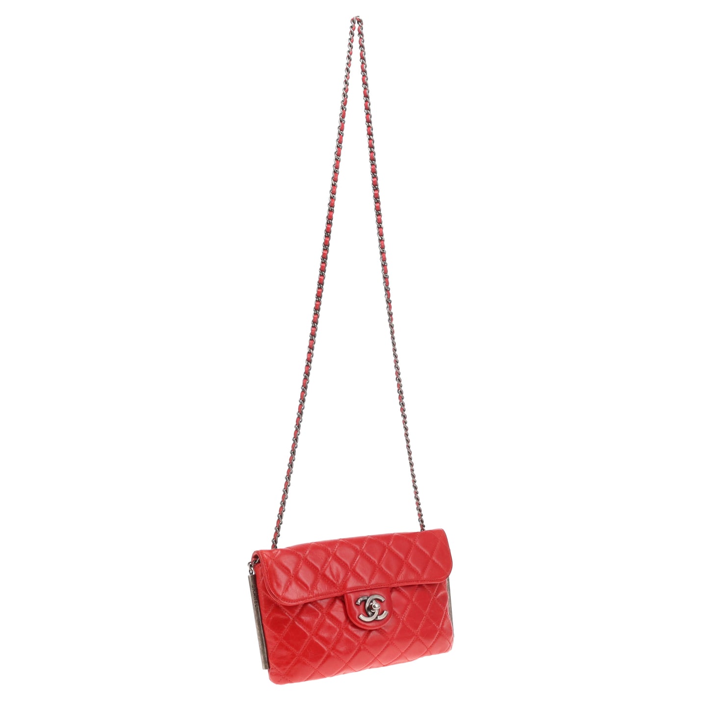 Chanel Soft Boy Flap Bag Red Glazed Calfskin 2013/14