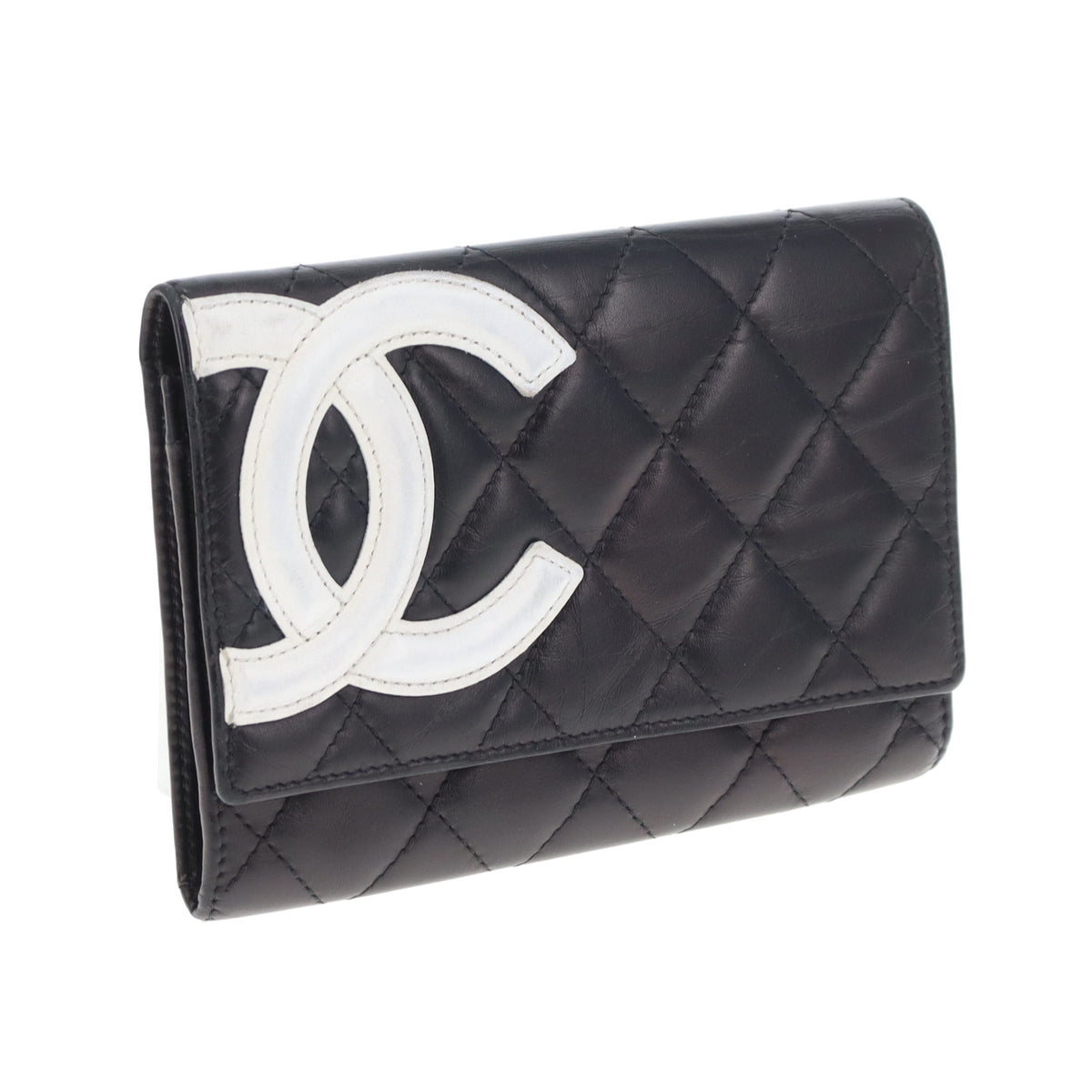 Chanel Cambon Flap Wallet Black/White 2009/10