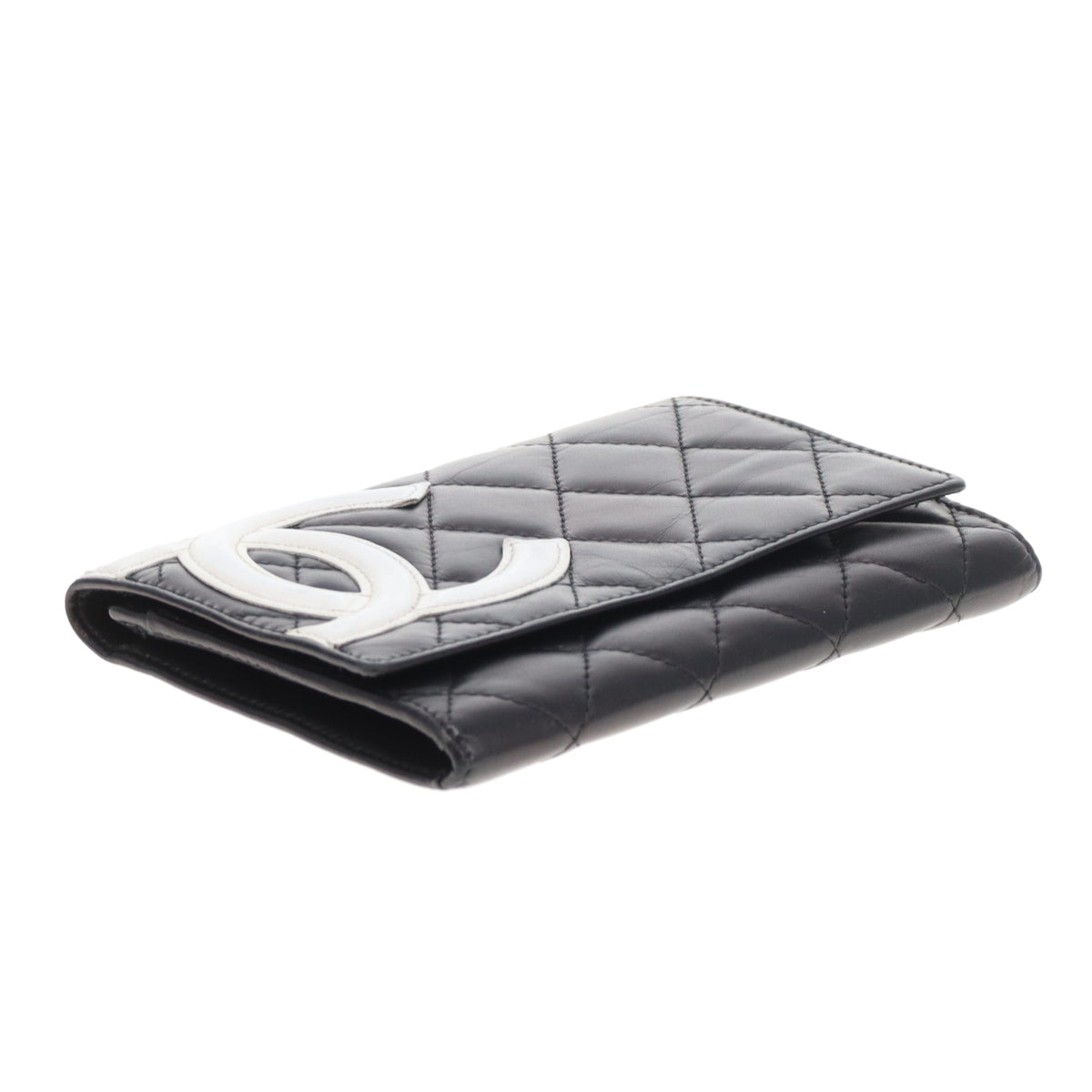 Chanel Cambon Flap Wallet Black/White 2009/10