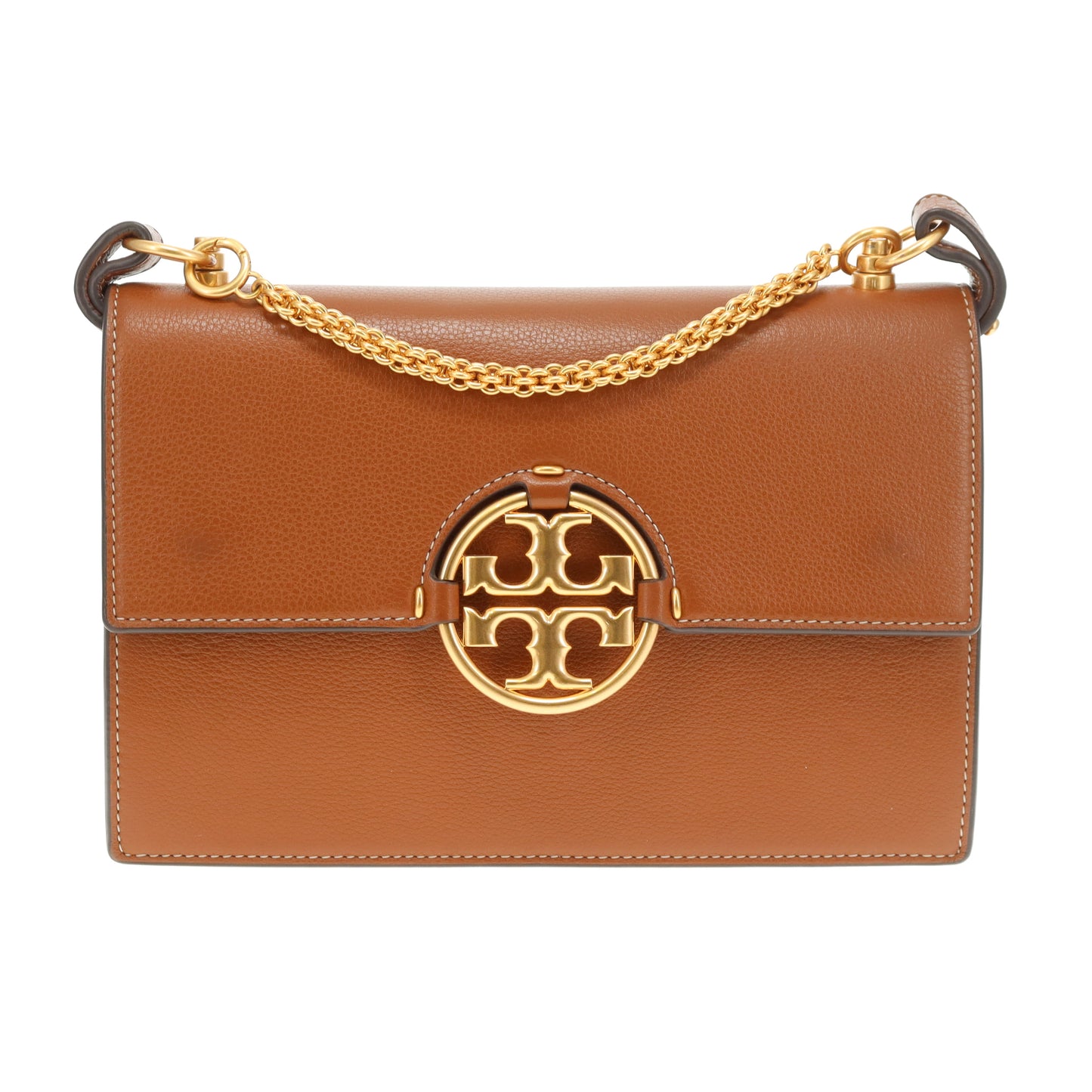 Tory Burch Miller Shoulder Bag Brown