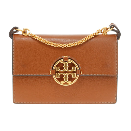 Tory Burch Miller Shoulder Bag Brown