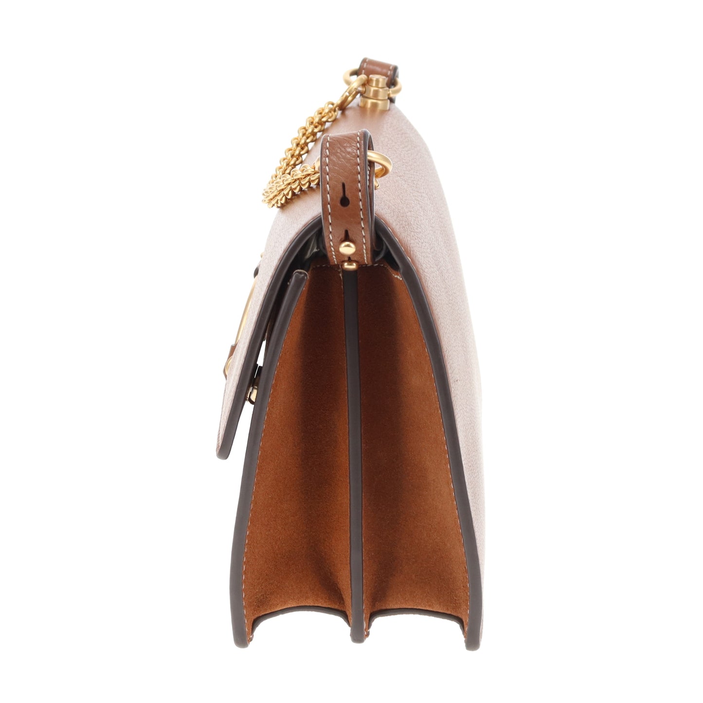 Tory Burch Miller Shoulder Bag Brown