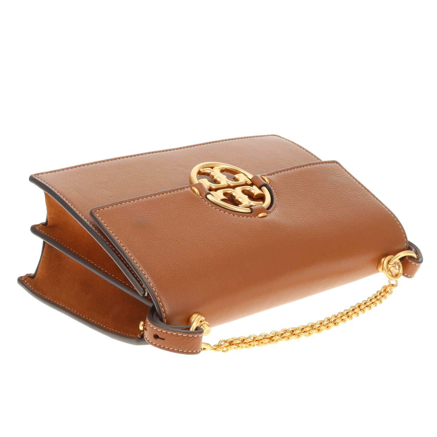 Tory Burch Miller Shoulder Bag Brown