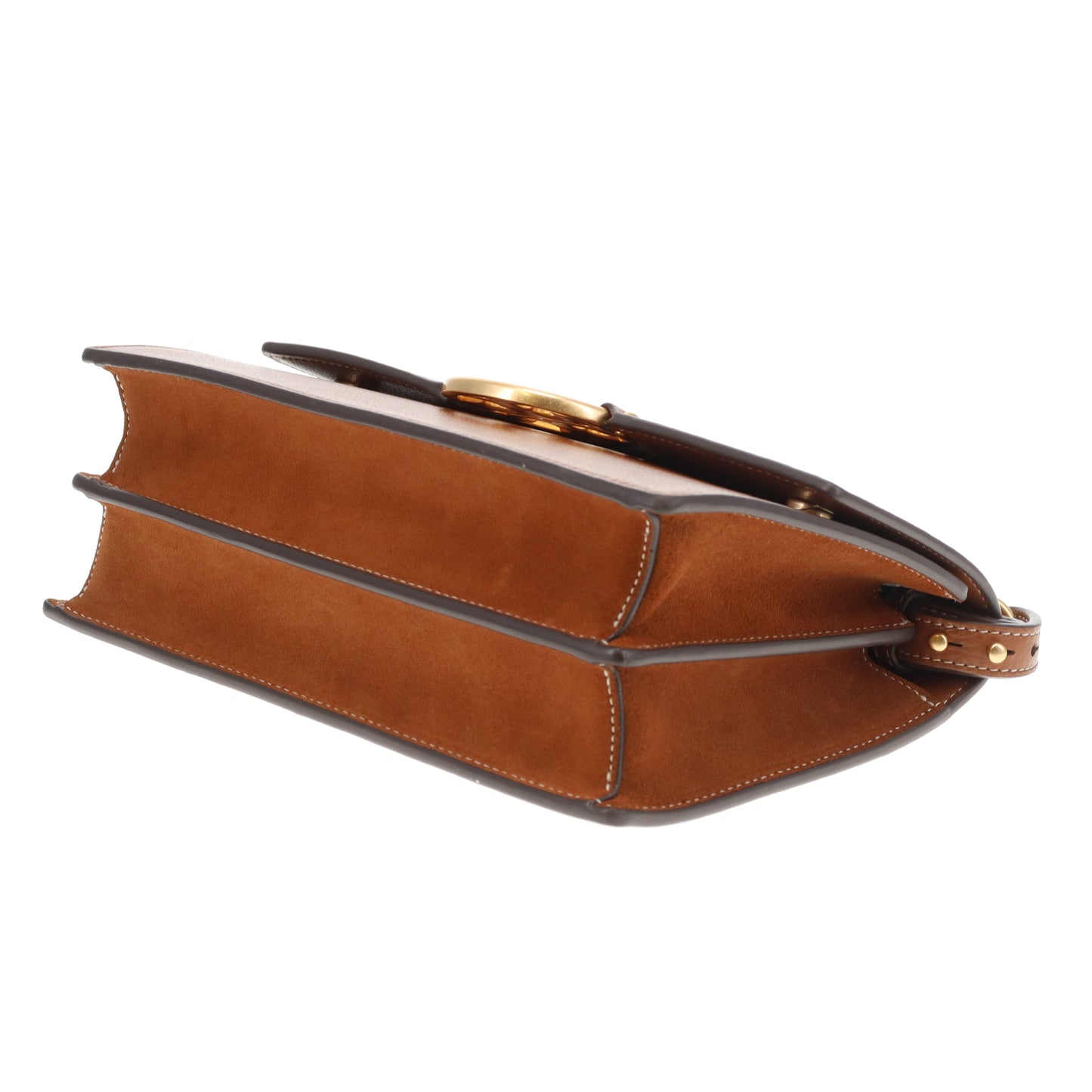 Tory Burch Miller Shoulder Bag Brown