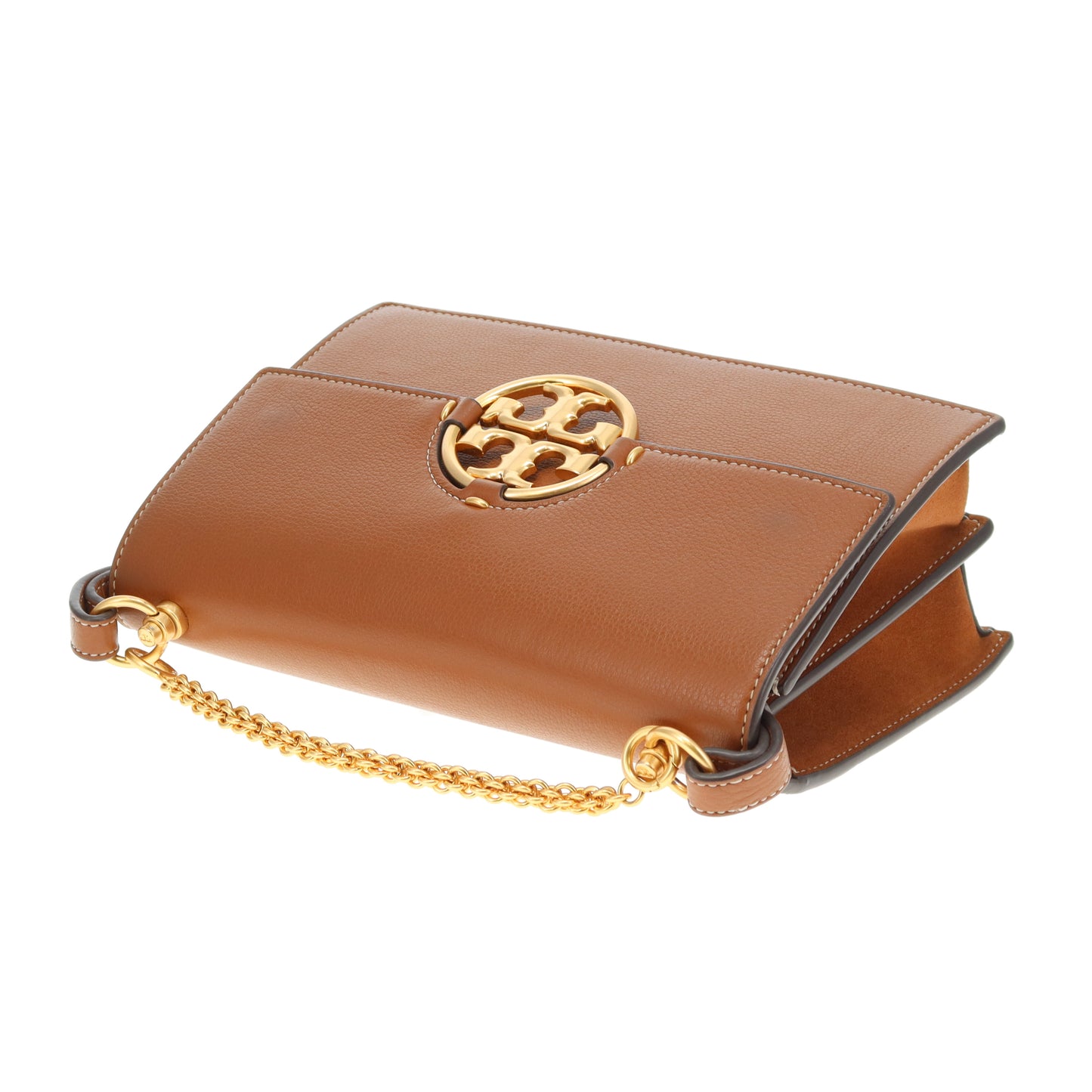 Tory Burch Miller Shoulder Bag Brown