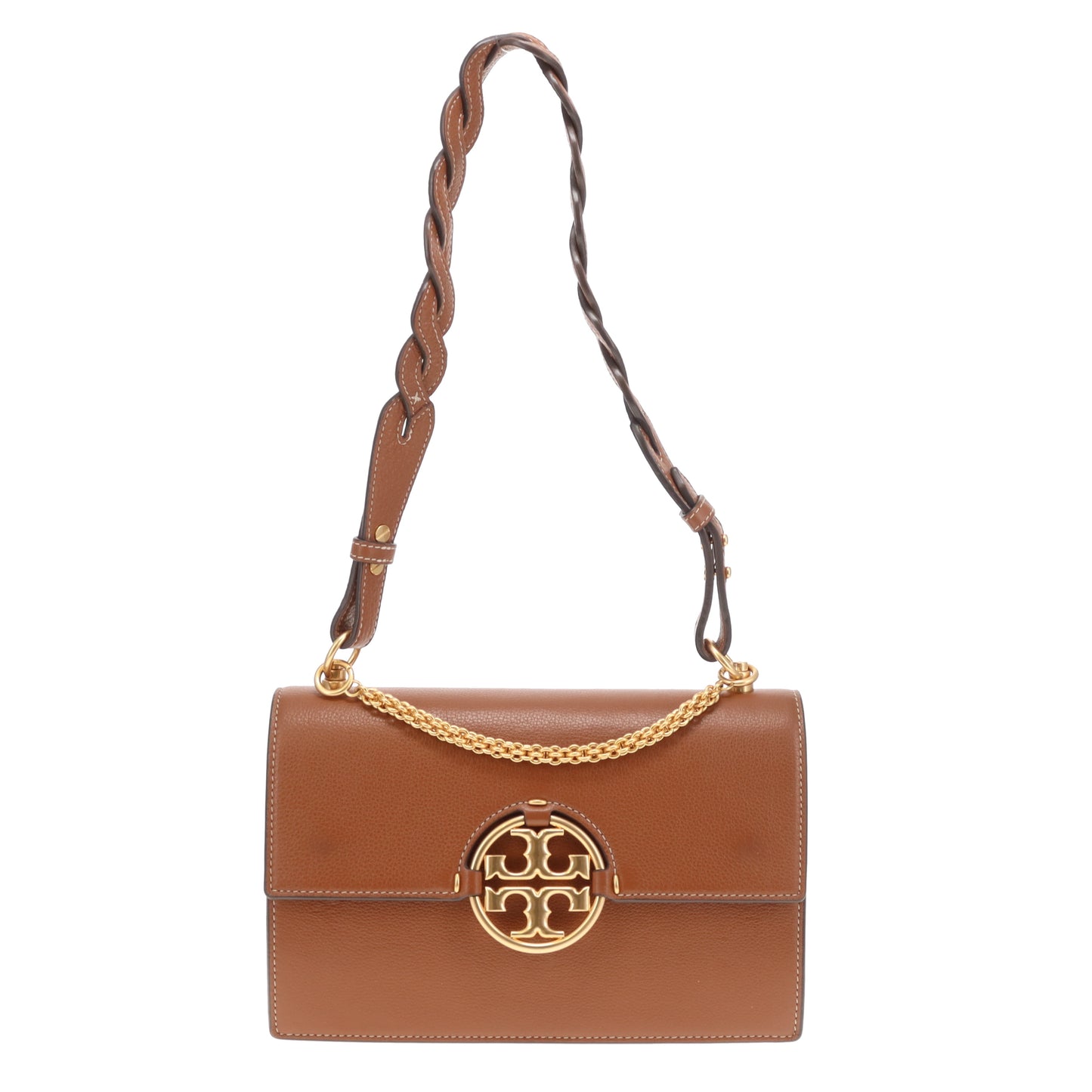 Tory Burch Miller Shoulder Bag Brown