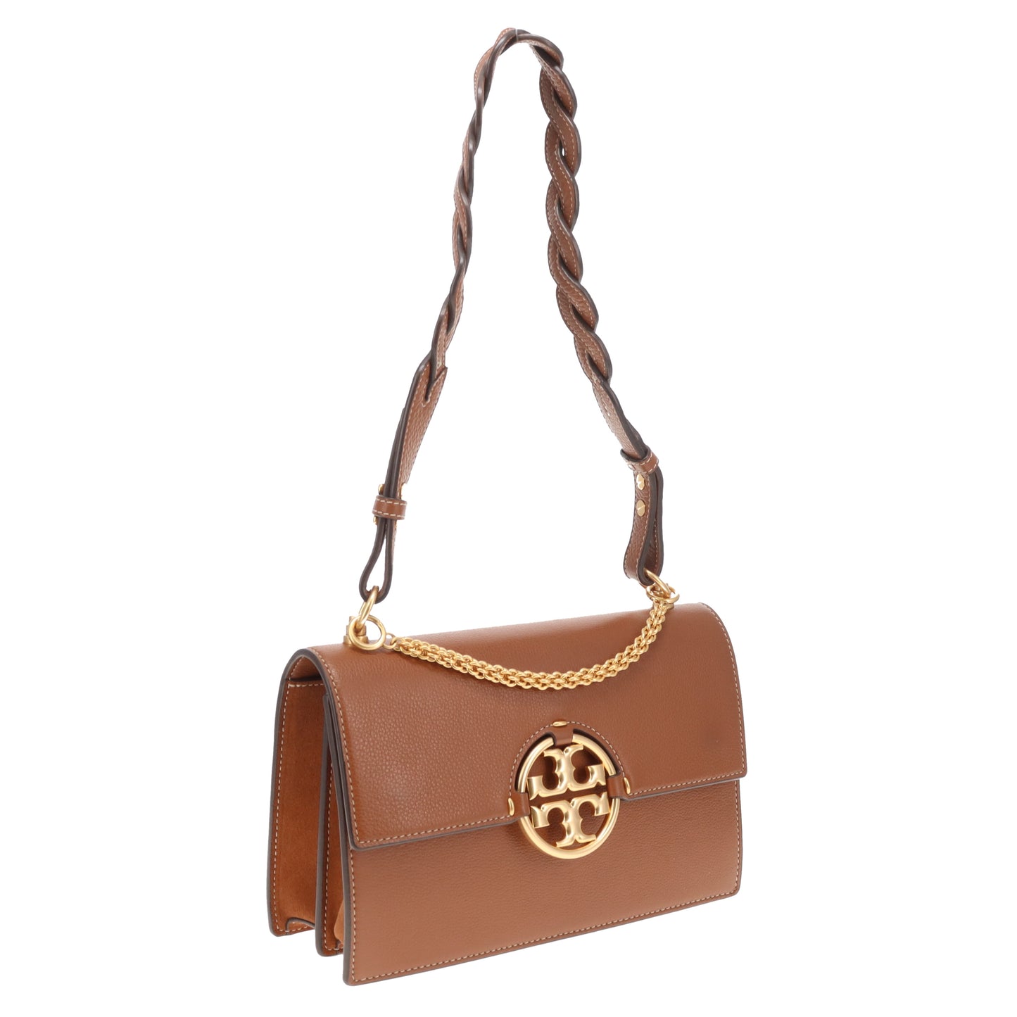 Tory Burch Miller Shoulder Bag Brown