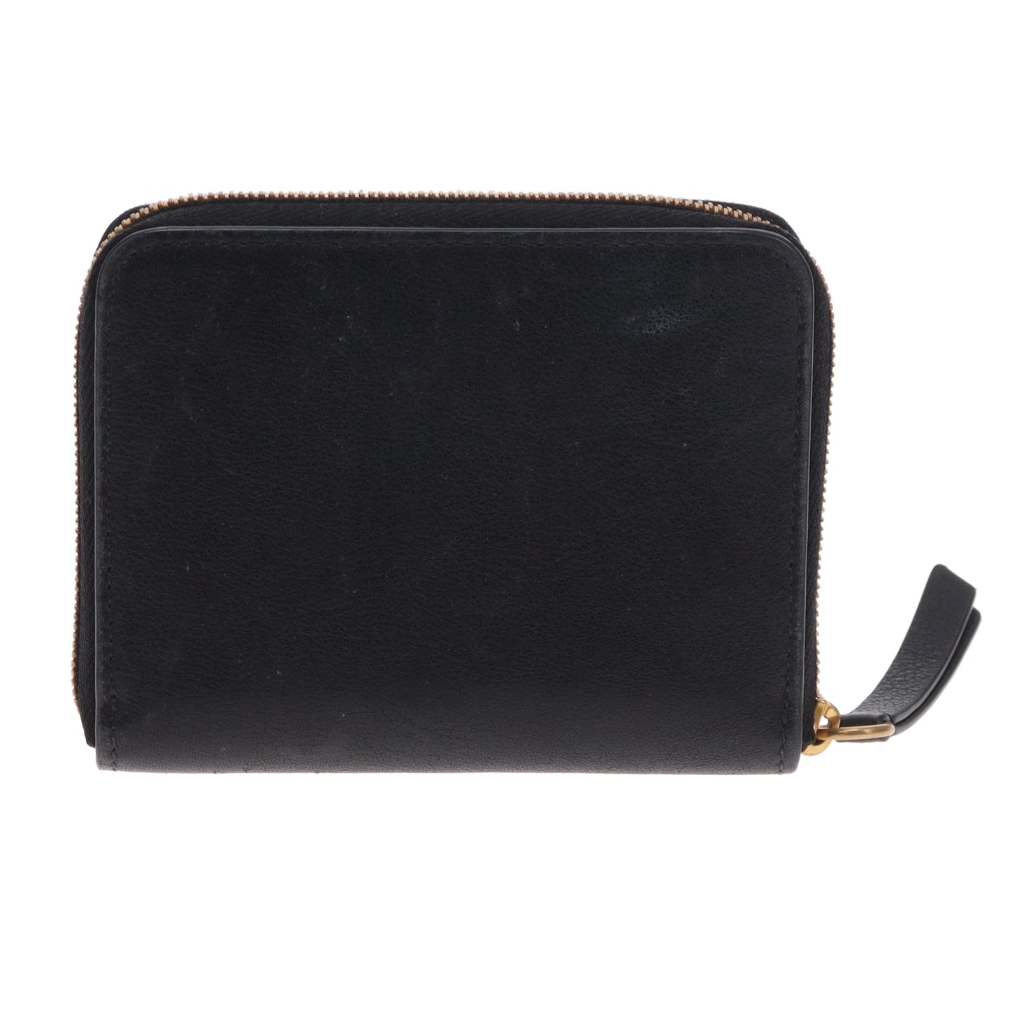 Mulberry Compact Wallet With Plate Embellishment Silky Calf Leather