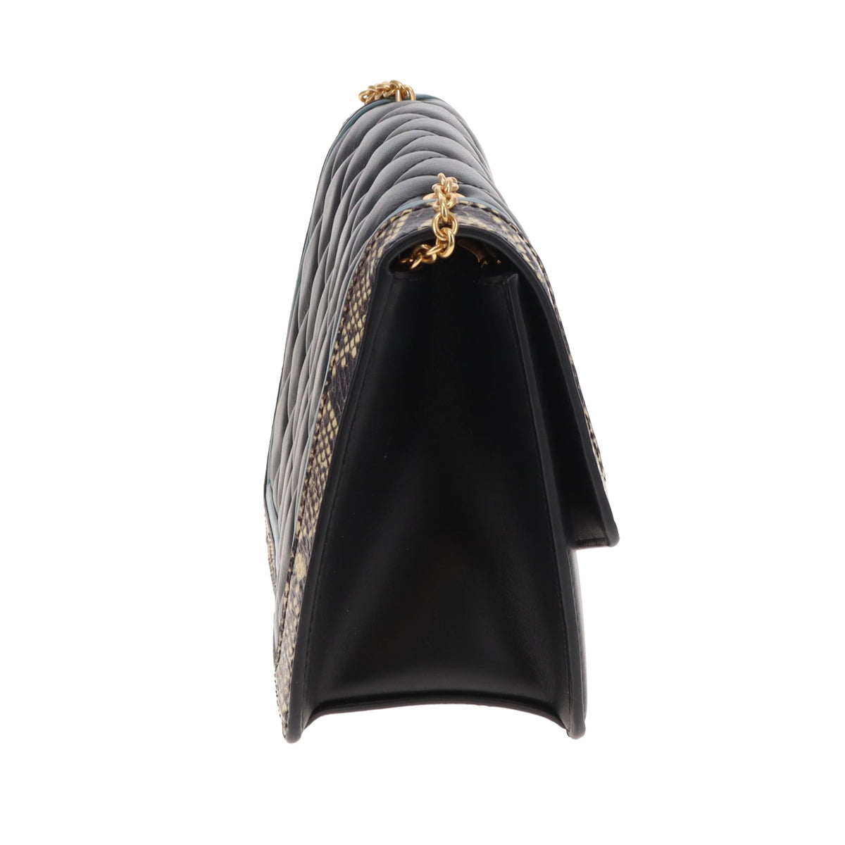 Mulberry Darley Medium Quilted Smooth Calf & Snake