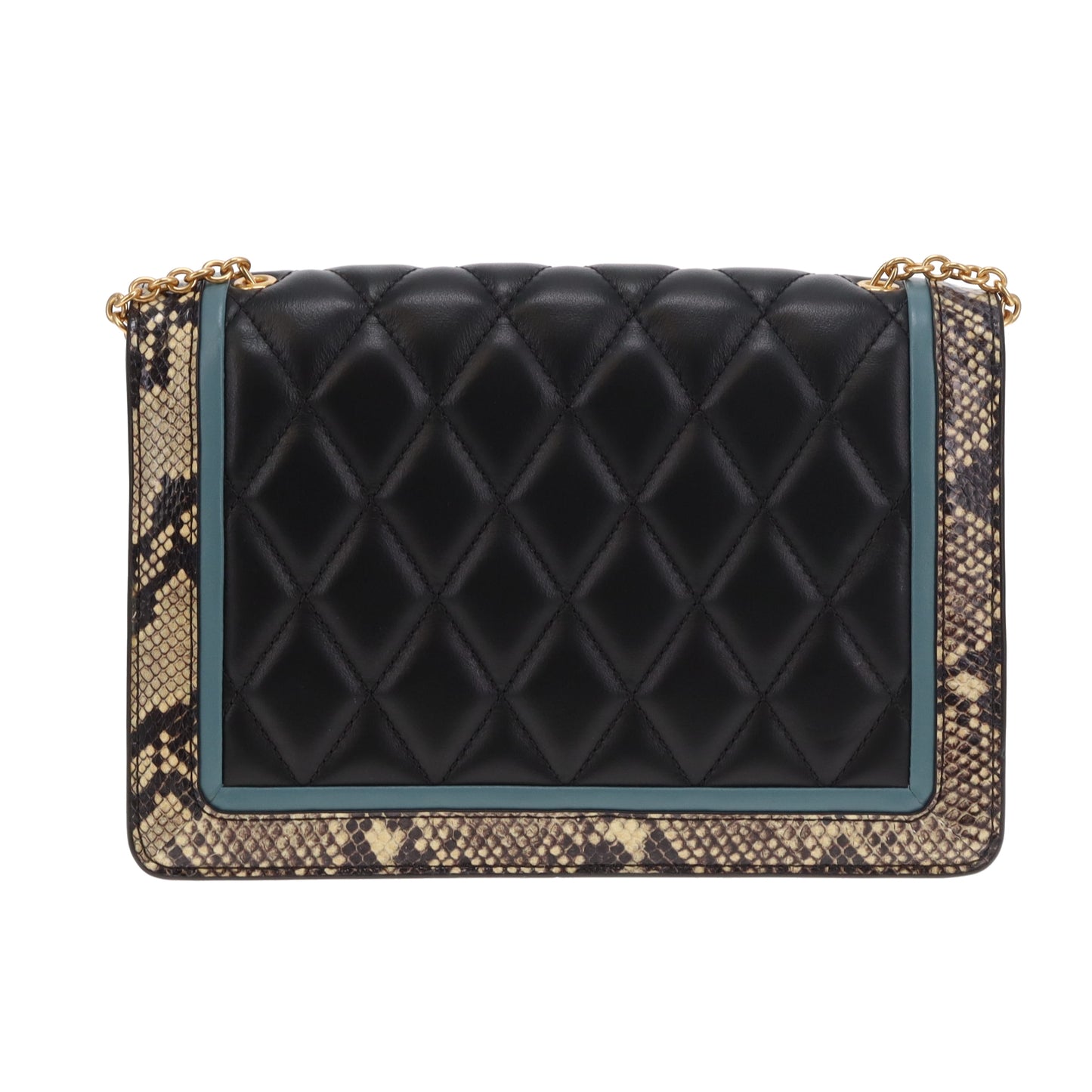Mulberry Darley Medium Quilted Smooth Calf & Snake