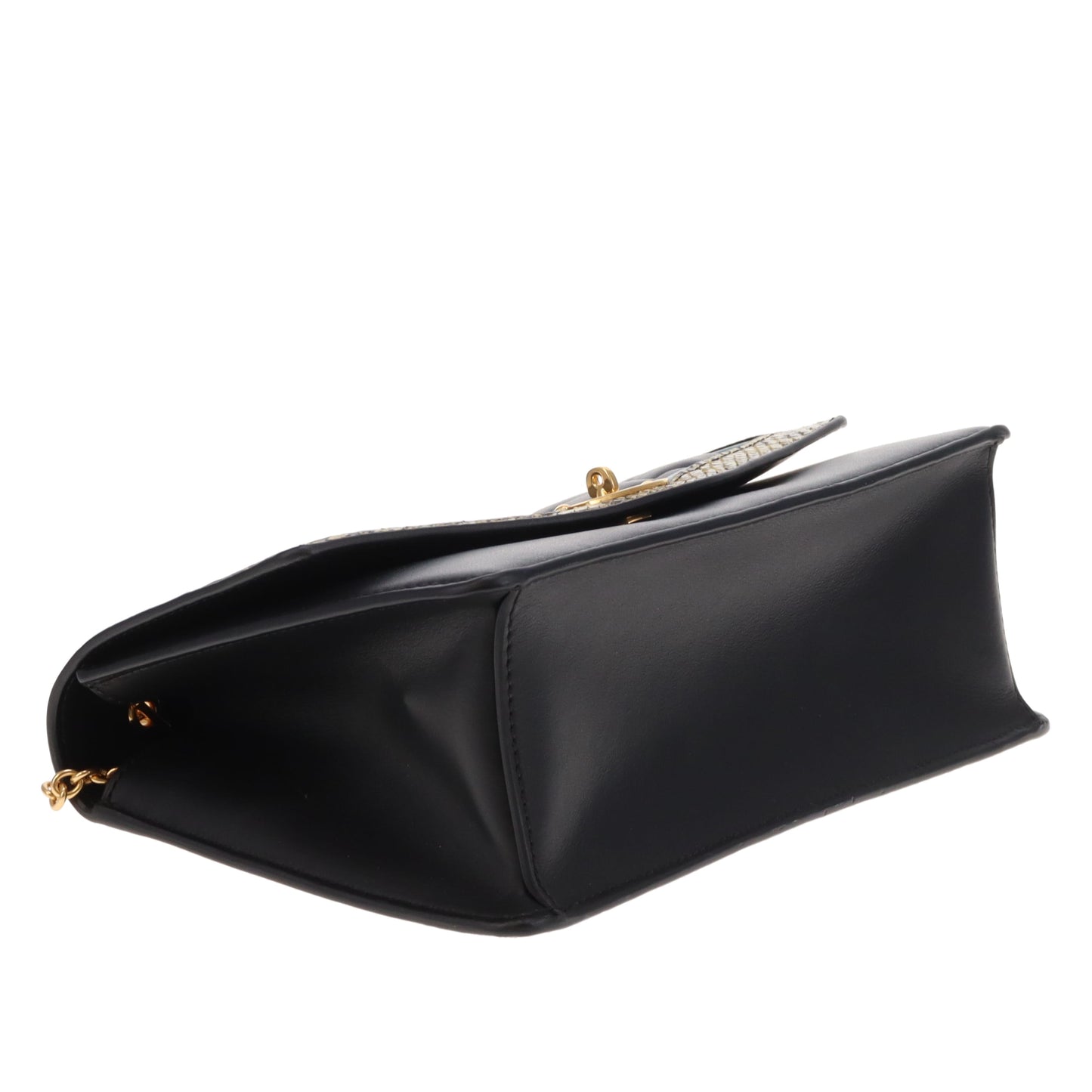 Mulberry Darley Medium Quilted Smooth Calf & Snake