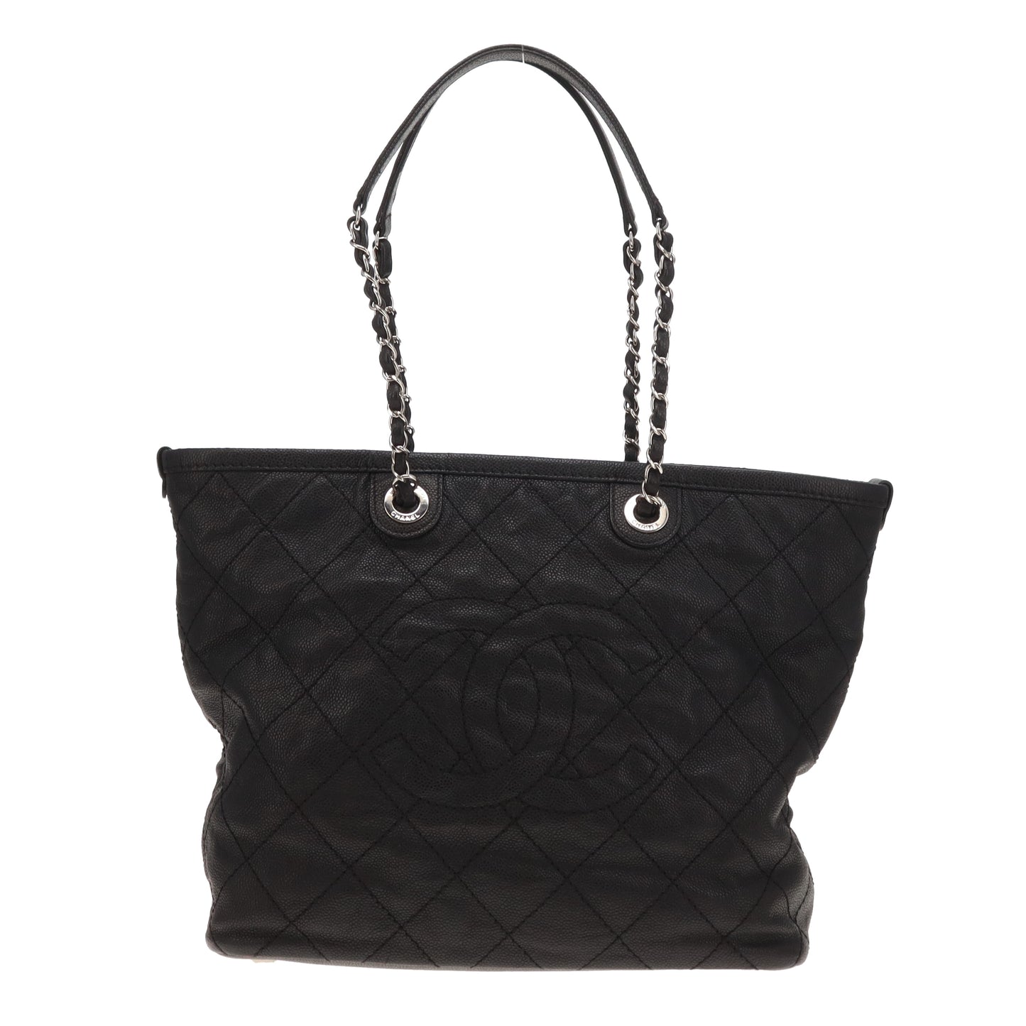Chanel Daily Shopping Tote Black SHW 2014/15