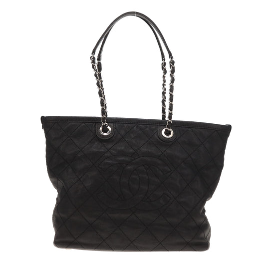 Chanel Daily Shopping Tote Black SHW 2014/15