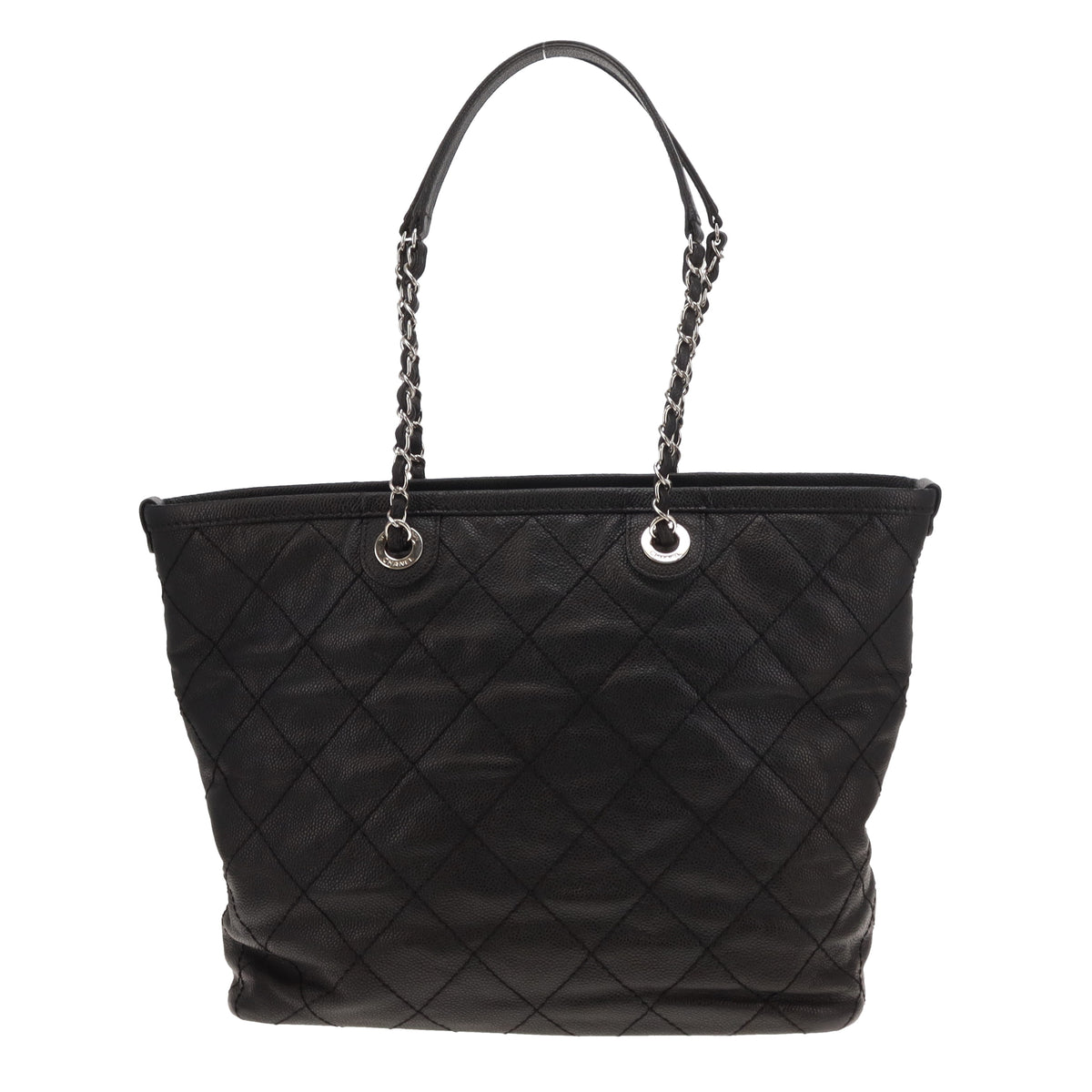 Chanel Daily Shopping Tote Black SHW 2014/15