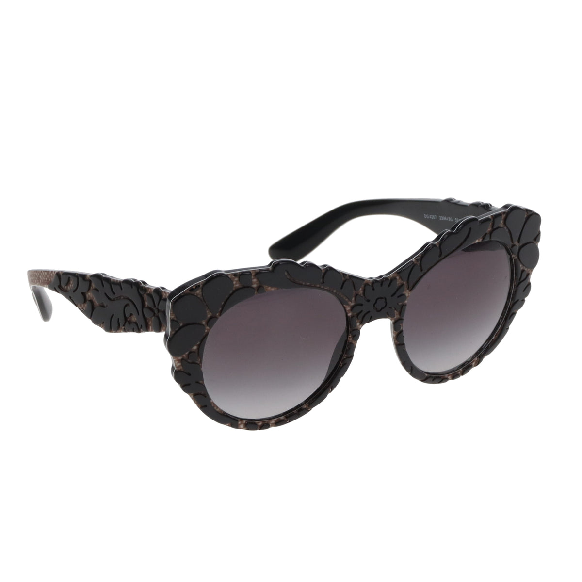 Dolce & Gabbana Lace Look Cat Eye Sunglasses DG4267