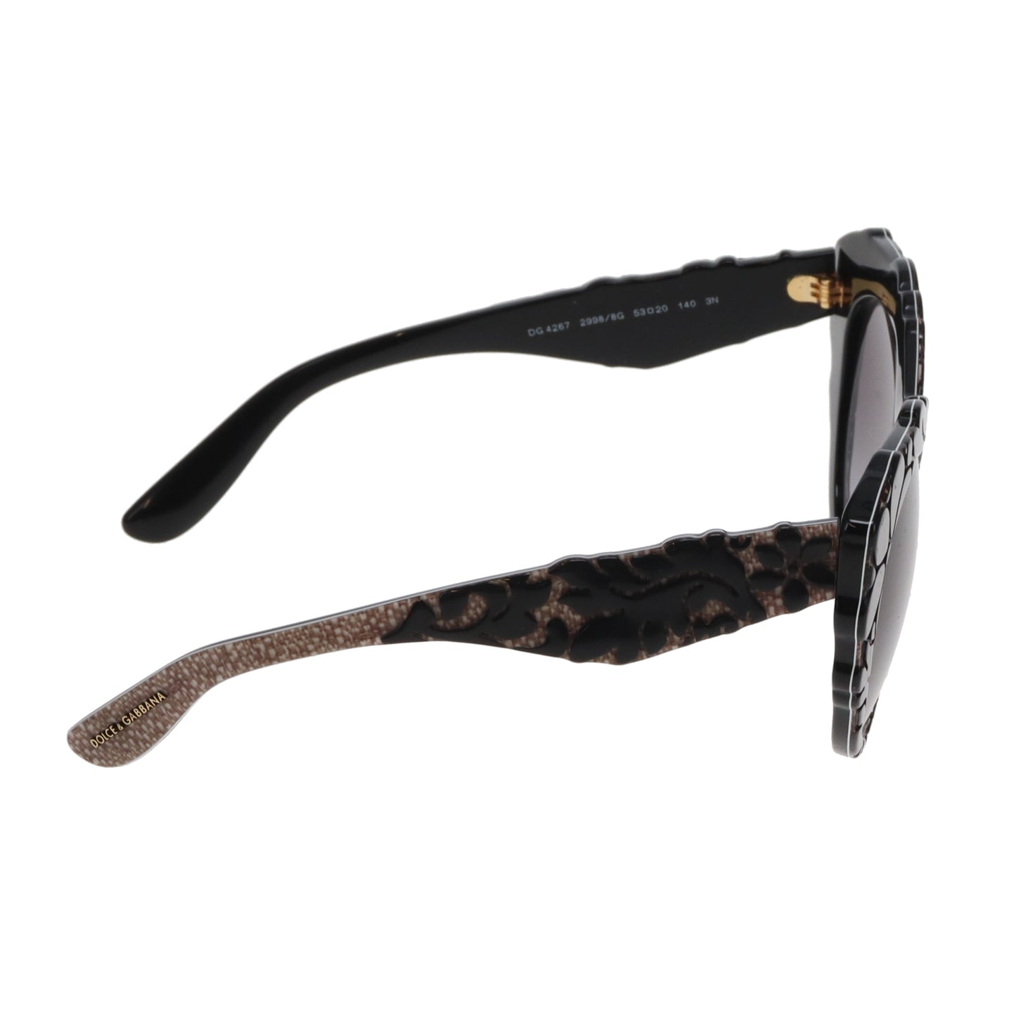 Dolce & Gabbana Lace Look Cat Eye Sunglasses DG4267