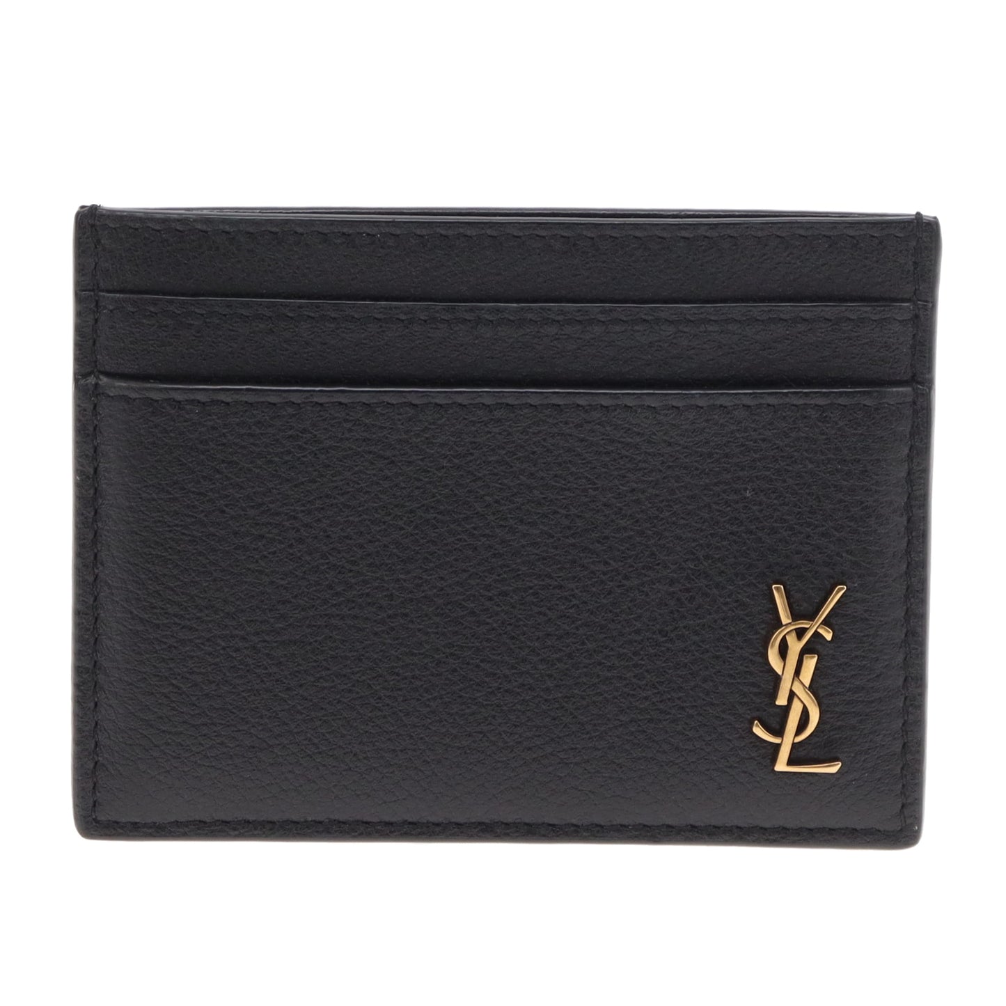 Saint Laurent Cassandre Card Holder Black