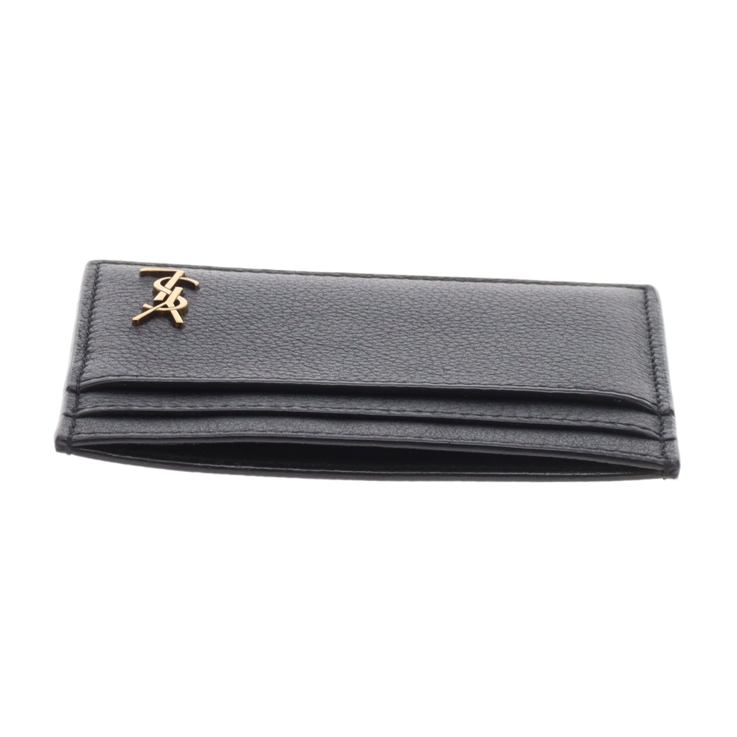 Saint Laurent Cassandre Card Holder Black