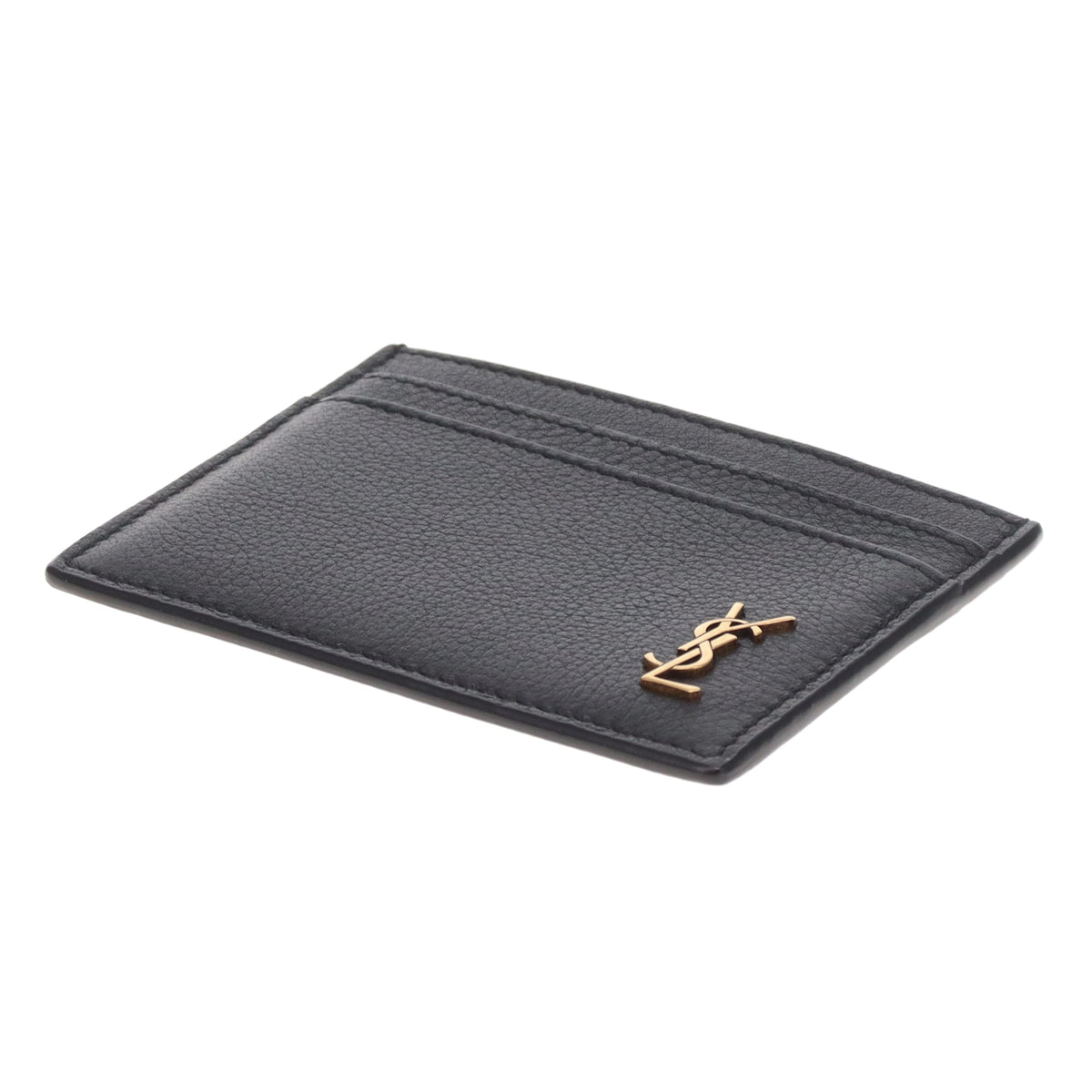 Saint Laurent Cassandre Card Holder Black