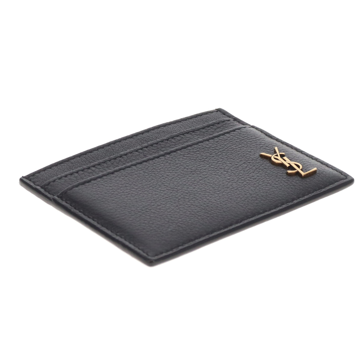 Saint Laurent Cassandre Card Holder Black