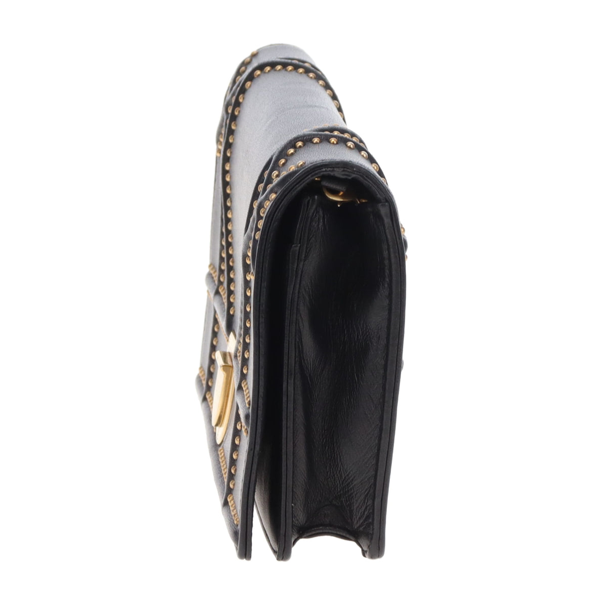 Dior Diorama Wallet on Chain Black Studded